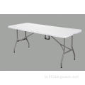 6FT Rectangle Folding Table Powder Coated Tube